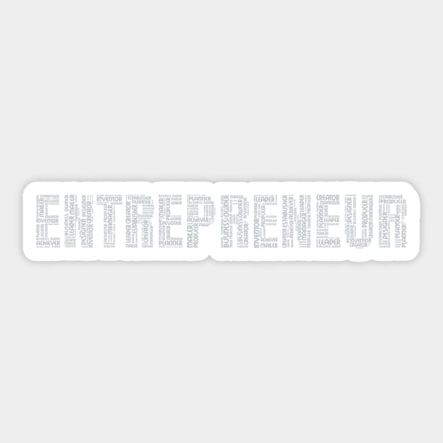 ENTREPRENEUR Sticker by Locind